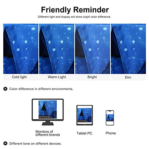 Uxcell Twin Comforter Set Galaxy White Blue For Twin Bed -3D Outer Space Themed Bedding- All-Season Down Alternative Quilted Duvet - Reversible Design- Includes 1 Comforter, 1 Pillowcase #TOP6