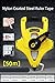 COYOUCO Open Reel Nylon Waterproof Steel Tape Measure, Metric Industrial Measuring Tape Construction Engineering Measurement Portable Tape Measure,50m