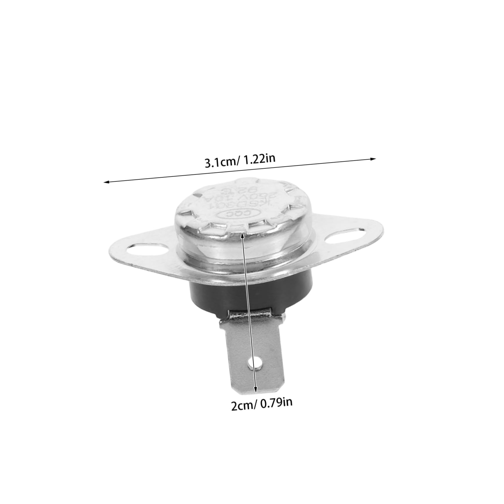 Tofficu 5 Sätze Thermostat Temperaturregler Geschlossen Für Mikrowellen Backöfen Heizgeräte Kaffeeautomaten Einfache Installation Zuverlässige Temperaturkontrolle 5 Stück * 5