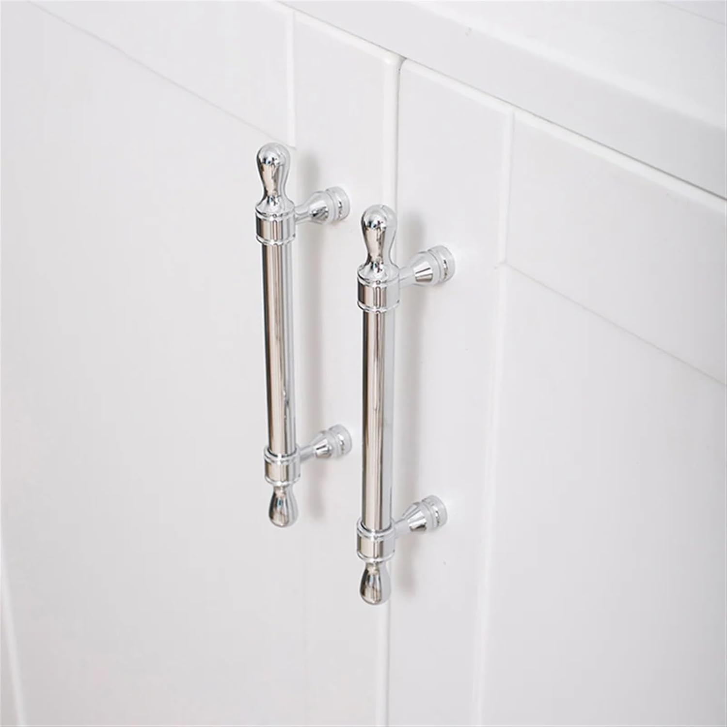 Polished Silver/Gold Cabinet Handles T Knobs Drawer Pulls Vintage Kitchen Cupboard Handle Wardrobe Hardware T Bar Pull 1Pcs (Color : C-3777-160)