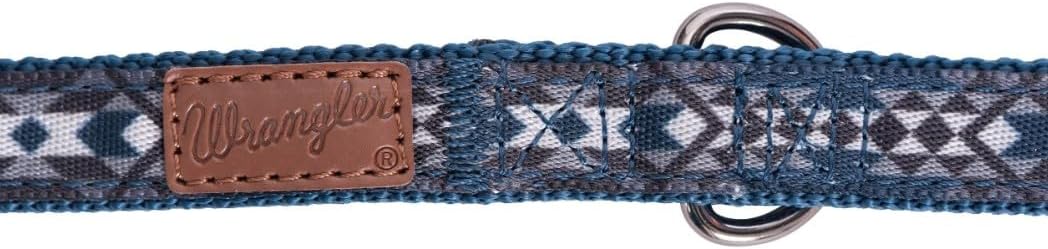 Wrangler Southwest Overlay Blue Dog Leash Southwest M-XL