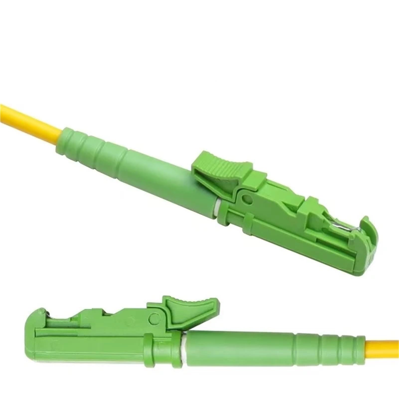 Kabel światłowodowy jednomodowy E2000/A | Żółty optyczny kabel połączeniowy, opcjonalna długość 1M-50M(30m 2pc)
