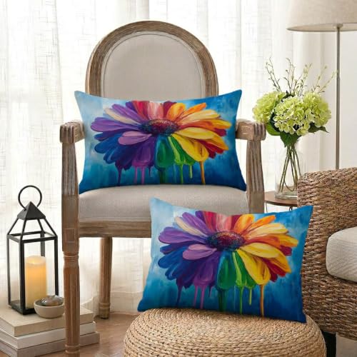 Housse de coussin extérieur imperméable en lin de qualité supérieure - 6