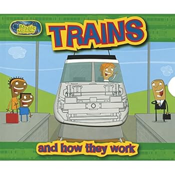 Hardcover Trains (Pinwheel Magic Machines) [Hardcover] [Jun 01, 2007] Book