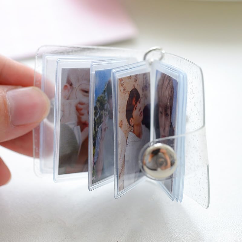 5 pcs Mini Photos Album Book and Keychain for 1.5x2 Inch Films image 3