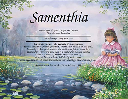 All About You Personalized Name Meaning Keepsake Print Gifts Signs Wall Art Decorationon Recreational Backgrounds (Best Friends)