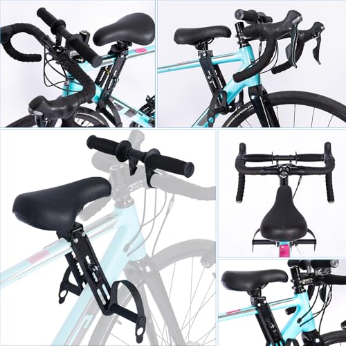 XPJBKC Fahrradsitz Kinder Vorne, Kinderfahrradsitz Vorne Lenker, Kindersitz Fahrrad Vorne für Von 2-6 Jahren, Abnehmbarer Fahrradkinder Sitze für Einige Fahrräder Flachen und Geneigten Rohren