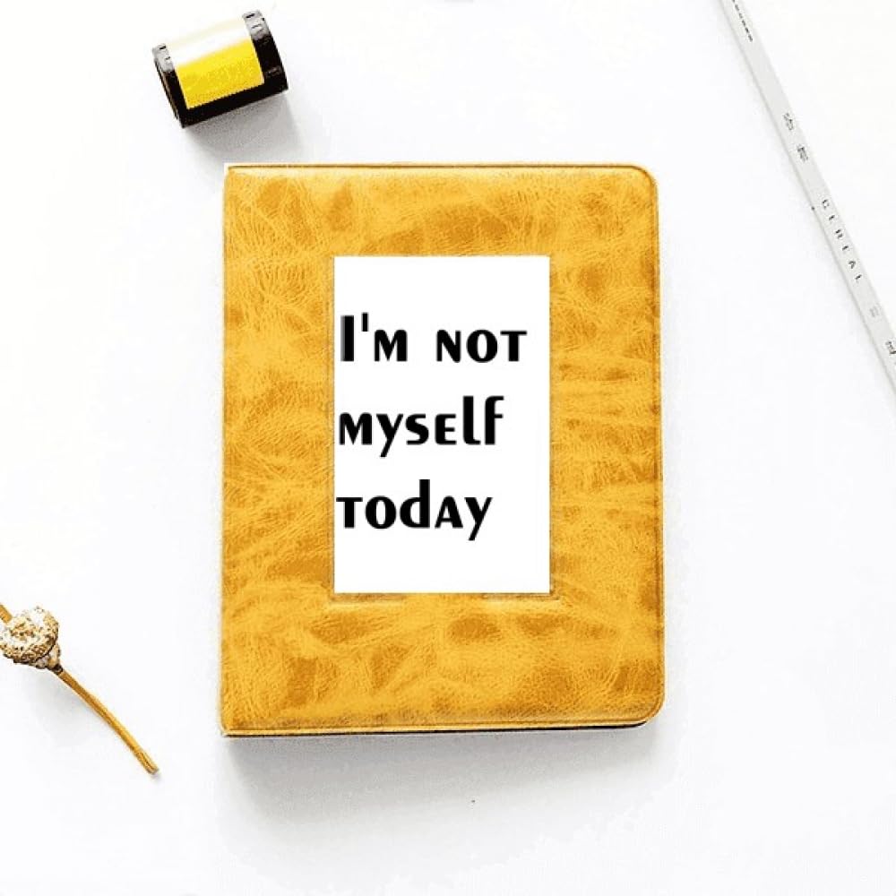no/no Not Myself Bad Mood Art Deco Fashion Photo Album Family Wedding Picture 4x6