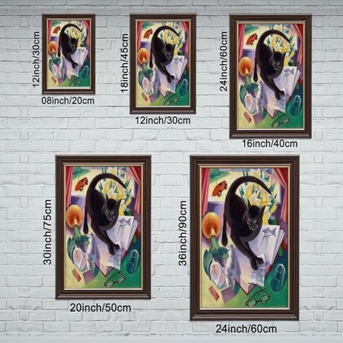 Impression sur toile chat sans cadre lourd à fixer facilement - 2