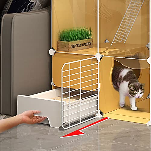 Cage pour chat modulable avec bac : la solution pour gérer plusieurs chats - 6