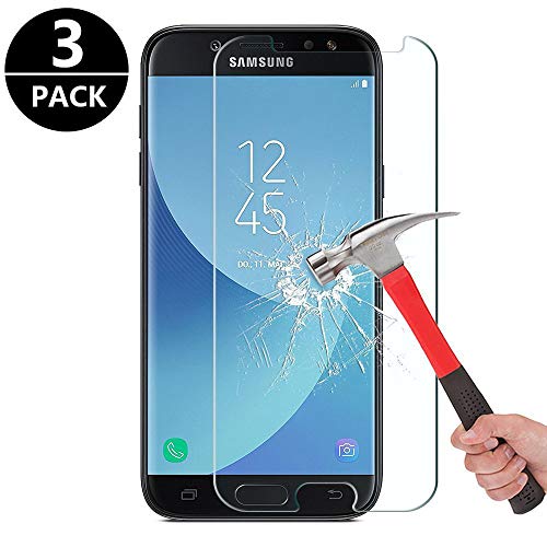 Modoca [3-Pack película Samsung Galaxy J5u00a02017u00a0Cristal Templado, (Anti-graffo) j5u00a02017u00a0Protector de Pantalla para Samsung Galaxy J5u00a02017u00a0