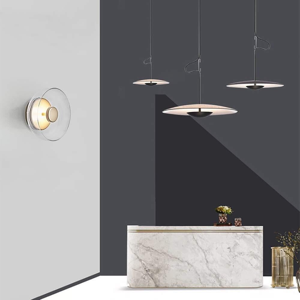 Kinkiet w stylu postmodernistycznym – stylowa lampa do korytarza, do restauracji, kawiarni, sypialni i dekoracji nocnych. Proste wnętrza.