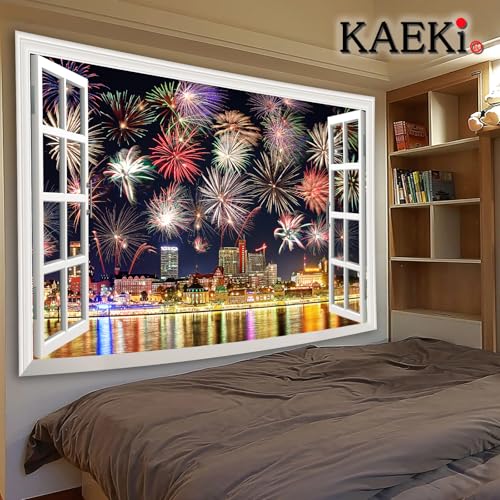 KAEKi タペストリー海 風景 花 壁掛け 壁飾り 布ポスター オシャレ 多機能 インテリア 雰囲気転換 目隠し 暖簾（サイズ：幅230×丈180cm）カラー：TP1165D