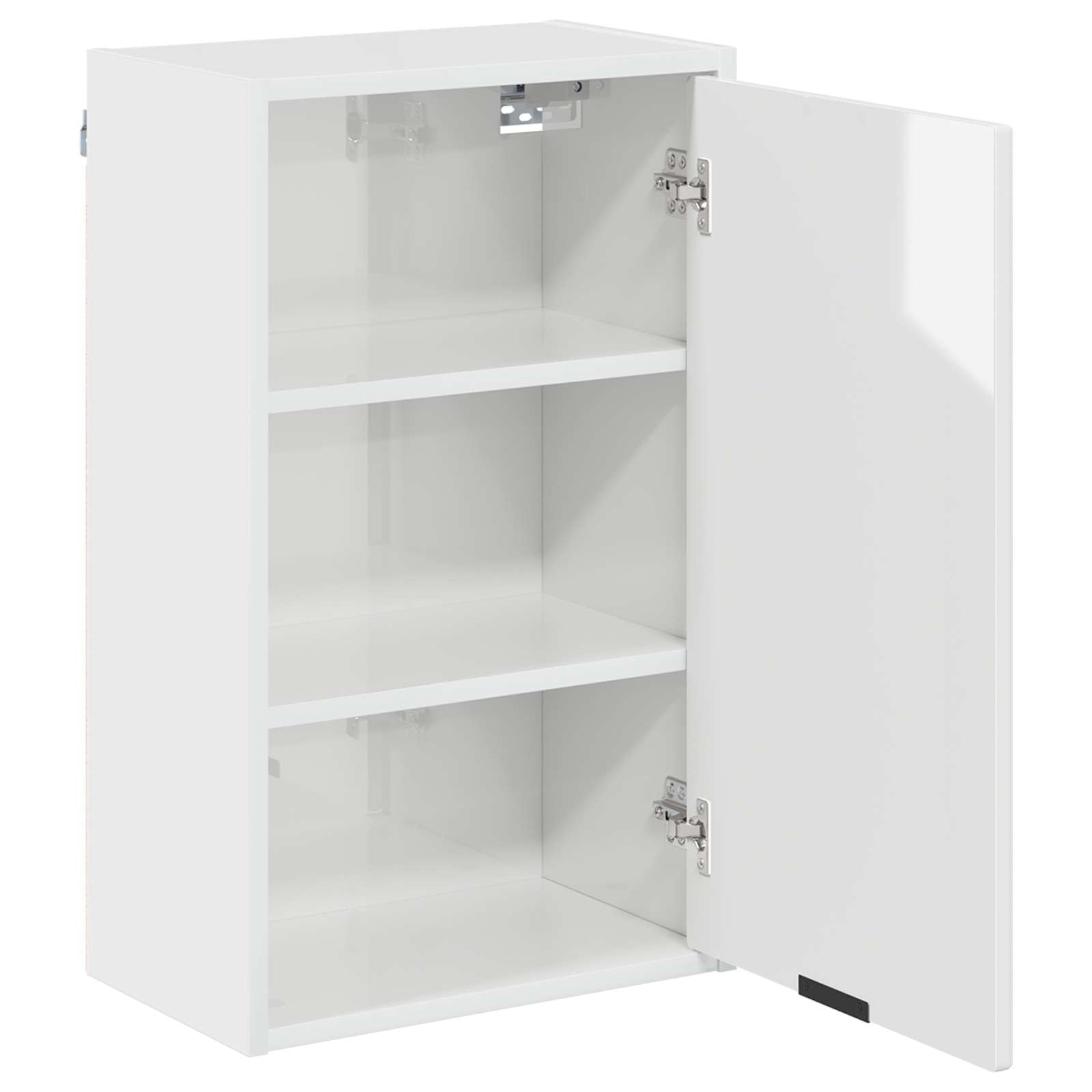 Generisch Badezimmerschrank Hochglanz Weiß 39 x 23,5 x 65 cm,Badezimmerwaschtische,10.82 kg-883388