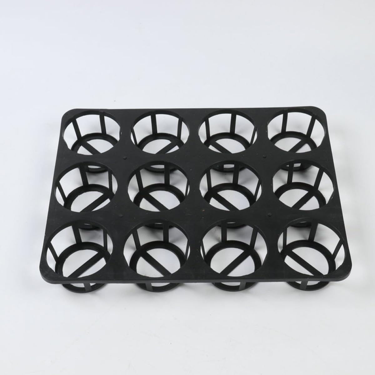 Supports Germination Plateaux ou en Plastique de pour Noir 5pcs Lisse et Trous Ronds Propagation de Plantes en Intérieur ou Jardin