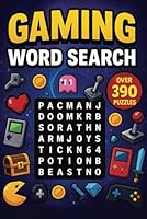 ULTIMATE Gaming WORD SEARCH - 390 Puzzles - Over 1500 words - For Gamers: Level Up Your Brain with 390+ Puzzles for True Gamers (German Edition) B0F62JDYZJ Book Cover