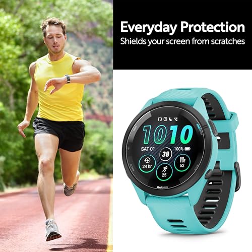 Image of ArmorSuit 6 Pack for Garmin Forerunner 265 (46mm) Screen Protector MilitaryShield HD Clear TPU Film - Made in USA [NOT for Garmin Forerunner 265s]