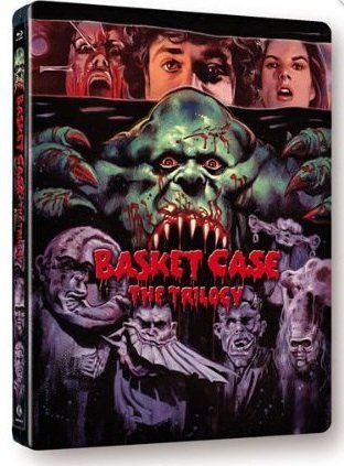 Basket Case Trilogy 'Limited Edition Steelbook | Basket Case / Basket Case 2 / Basket Case 3: The Progeny' (Blu-ray) 'Region Free'