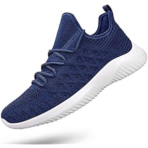 Feethit Womens Slip On Walking Shoes Non Slip Running Shoes Breathable Workout Shoes Lightweight Gym Sneakers