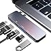 Produktbild FLYLAND USB C Hub 5 in1 HDMI Adapter, USB 3.0/2 * 2.0 Anschlüsse, Thunderbolt 3, Aluminium Adapter für MacBook Pro 13"und 15" 2016/2017/2018 (Grey)