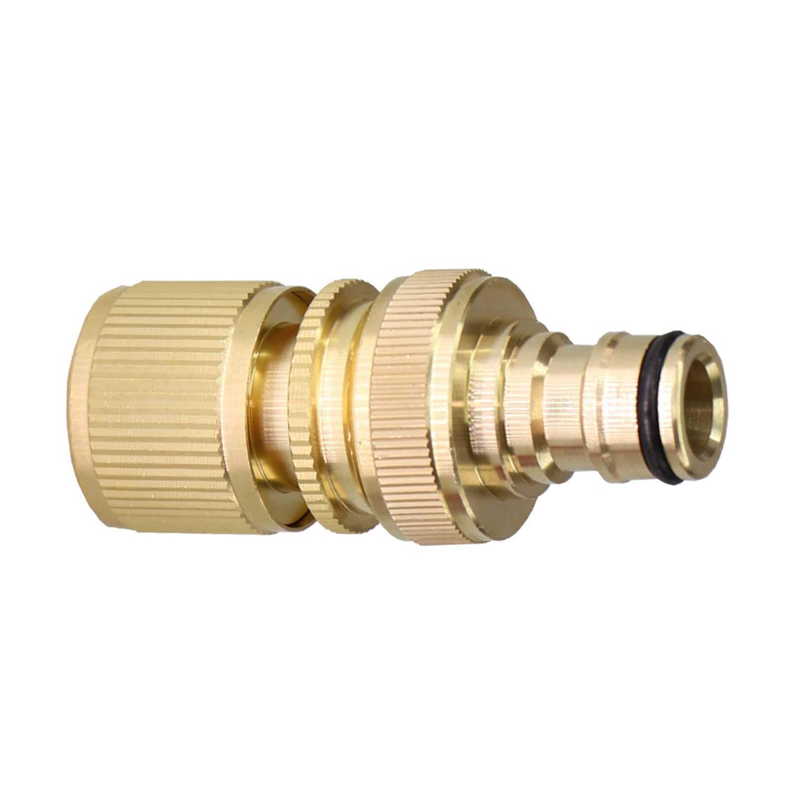 Resistir Extremos de Alta presión y Temperatura Conector rápido roscado de latón Macizo, Adaptador de Conector de Manguera de jardín, Accesorios de conexión de Grifo, Suministros de riego