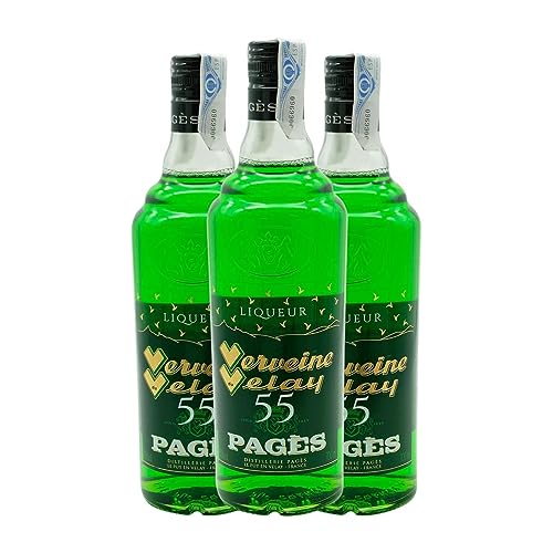 Digestivo Verveine Velay Verd 70 cl (Caja de 3 Botellas de 70 cl)