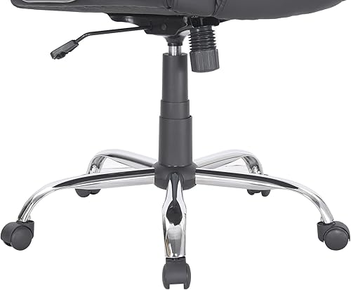 Miniatura 10 de Naomi Home Silla de conferencias de oficina ejecutiva con respaldo alto, sillas de mesa de conferencias con reposabrazos, soporte lumbar, altura