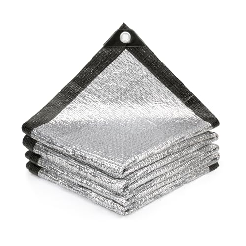 Cool Area 99% Aluminum Sun Shade Cloth 6x6FT Reflective...