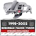 T1A Interior Door Handle Replacement for 1995-2000 Chevy Silverado, Fits Left Driver’s Side Front or Rear, Also Fits Suburban, GMC Tahoe, Blazer and Jimmy, Gray Color, T1A-GM-15708043
