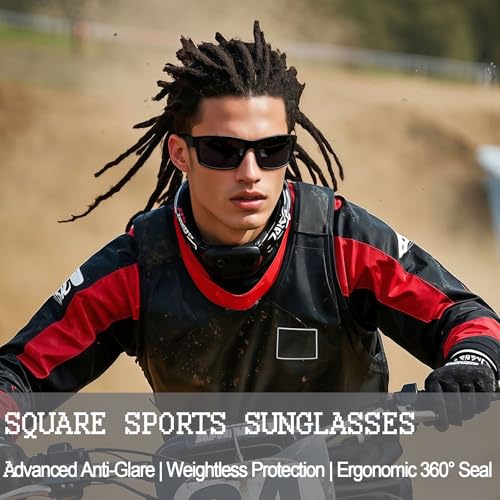 Joopin Sports Sunglasses Polarized UV Protection Square Shades for Men Sun Glasses for Fishing Driving Running2