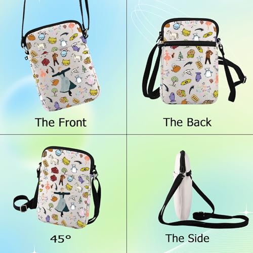 G2TUP Sounds Musical Crossbody Bag Maria & Von Trapp Fans Gift Musical Character Shoulder Bag Theater Musical Merch3