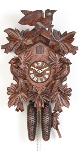 Kammerer Uhren Hekas Cuckoo Clock 7 leaves, 3 birds