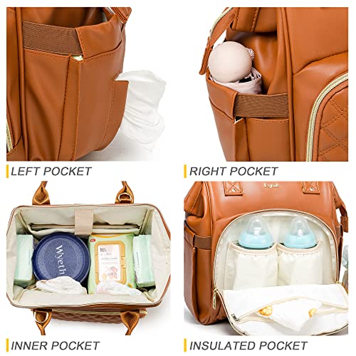 Sac à dos à langer imperméable Ezgnuk petit format multi-usage avec poches de rangement - 2