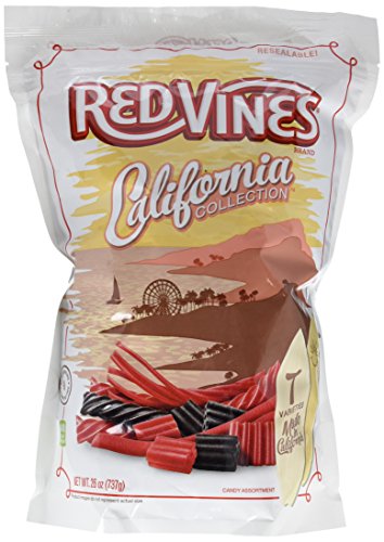 Red Vines California Collection Red & Black Licorice Assortment, 26oz Bag
