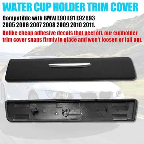 Cubierta de Portavasos Izquierda para BMW 3 Series E90-E93 miniatura 4