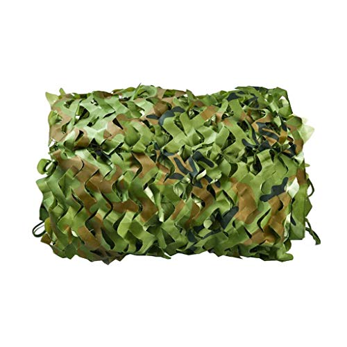 ZHJBD Camouflage Army Woodland Oxford Fabric Hunting Camping Net Sunscreen Nets Army Mesh Net Hunting Blind Lightweight (Size : 3x5m)