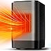 Oscillating Space Heater, Indoor Personal Heater, Electric Ceramic Heater with Over Heat Protection, Tip Over Protection, 3 Heat Settings, Quick Heat up for Home Office