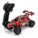 Maßstab 1:18 2,4 GHz Fernbedienung LKW Hochgeschwindigkeits-RC Racing Crawler Truck Elektro-Drift Racing Car batteriebetriebene Geländewagen-Spielzeug-Auto for alle Erwachsene & Kinder (Color : Rot)