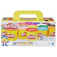 Play-Doh Super Colour Pack, Non-Toxic Modelling Compound Set with 20 Colours for Toddlers, Creative Toys for 2+ Year Old Kids, Arts and Crafts