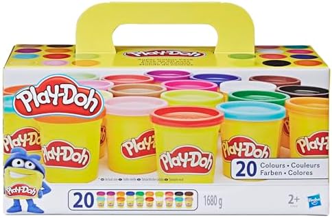 Play-Doh, 20 Pots de Pâte à Modeler avec des Couleurs Différentes...