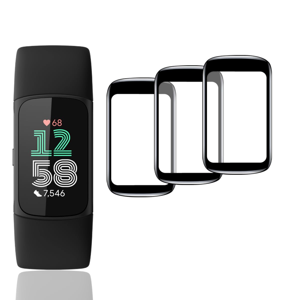 用 Fitbit charge6 フィルム 3枚 Fitbit charge6…