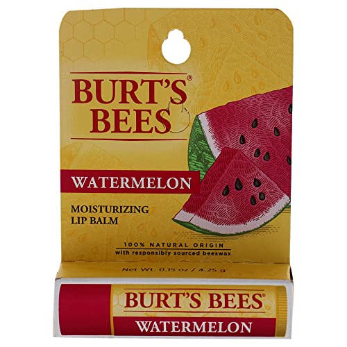 Burts Bees Watermelon Moisturizer Lip Balm Blister Lip Balm Unisex 0.15 Oz Pack Of 2 #TOP1