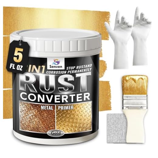 Gold Metal Paint, 150ml Gold Metal Paints, Golden Paint for Metal, Anti Rust Enamel Multi Surface Acrylic Golden Paints Refinishing Kit for Metals, Gate, Fence, Railing, Craft, Wood, Walls