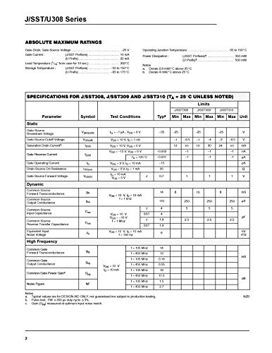 Chanzon 10Pcs J310 To-92 N-Channel Jfets Transistor 24Ma #TOP4