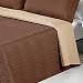Sedalinne Colcha bouti Bicolor MR. Cama 90 cm. Chocolate-Beig