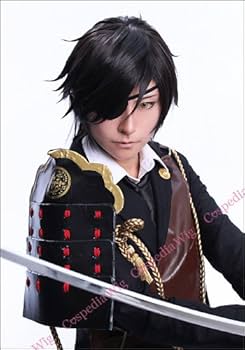 刀剣乱舞 燭台切光忠 セット Amazon.co.jp: 刀剣乱舞 燭台切光忠 風 ウィッグ キャラウィッグ 美容