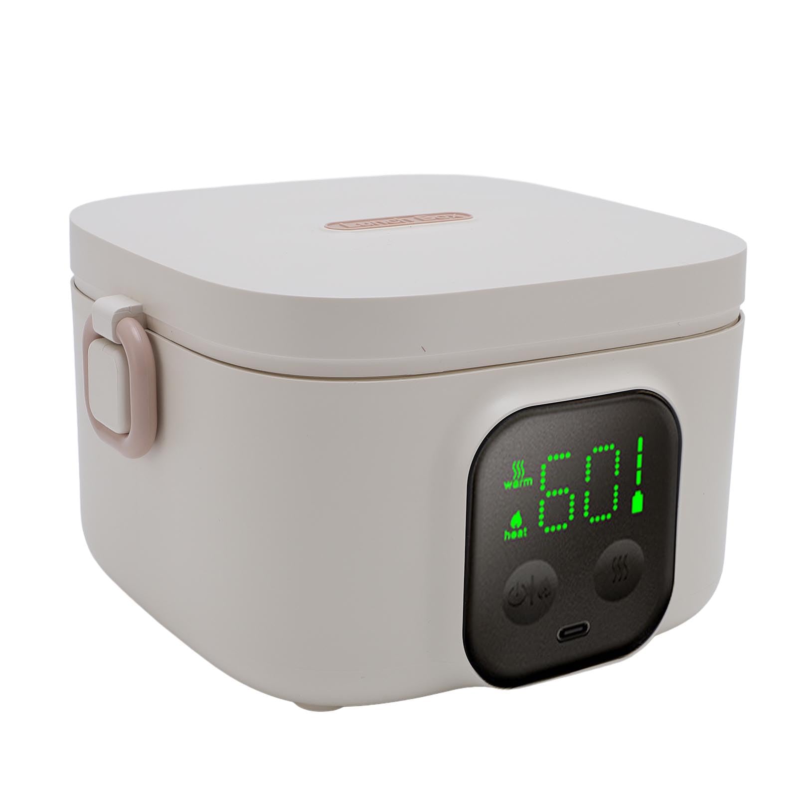 Scaldavivande Elettrico in Acciaio Inossidabile, Ciotola per il Pranzo Intelligente a Temperatura Costante, 500 Ml, Timer a 7 Marce per Alimenti per Bambini