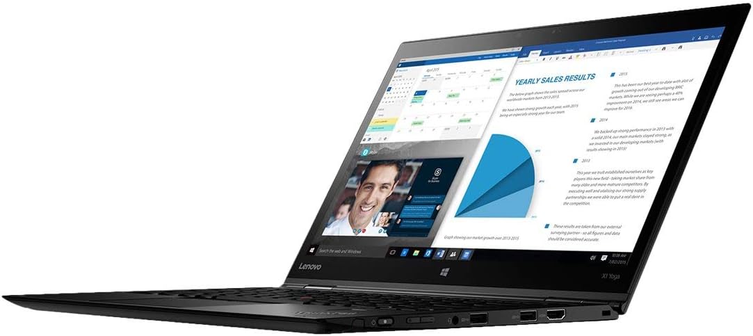 Lenovo 20LD001HUS ThinkPad X1 Yoga 20LD 14" Flip Design Notebook - Windows - Intel Core i7 1.9 GHz - 16 GB RAM - 512 GB SSD, Black