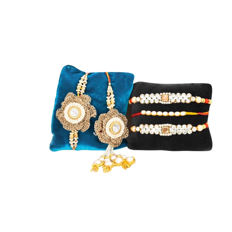 Image of NUTRI MIRACLE Rakhi Gift Filled with Nuts and Assorted Chocolate Bites | Guest Gift Hamper of Healthy Dry Fruits