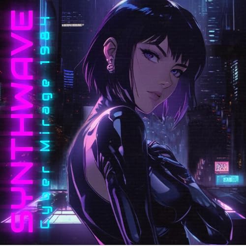 Synthwave Cyberpunk Electronic Music Mix Cyber Mirage 1984